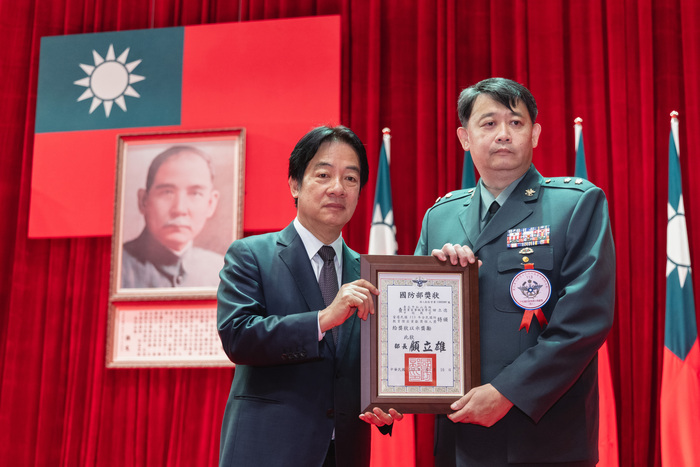 8月30日總統賴清德先生親臨主持軍人節表揚大會
